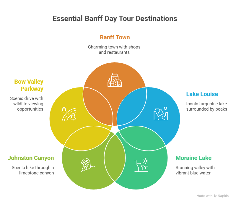 Best Places Covered in Modern Banff Day Tours