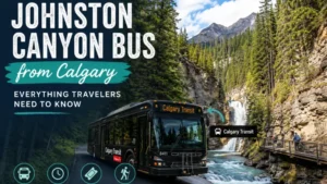 Johnston Canyon Bus from Calgary