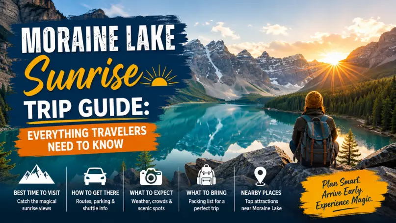 Moraine Lake Sunrise Trip Guide: Everything Travelers Need to Know